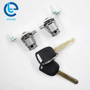 Door Lock Cylinder Front Set Kit For Honda Accord Civic Odyssey S2000 with Keys - Picture 1 of 11