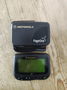 Téléavertisseur vintage Motorola noir PageOne - Photo 1/4