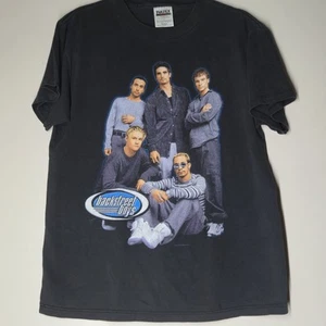 Camiseta De Colección Años 90 Backstreet Boys Tour 1998 Grupo Talla Mediana Etiqueta Tultex - Imagen 1 de 9
