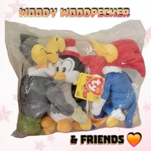 ⭐️ WOODY & FRIENDS ⭐️ BRAZIL EXCLUSIVES!!  TY Beanie Babies - MWMT'S  - Picture 1 of 4