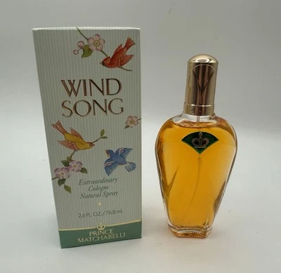 Wind Song de Prince Matchabelli Colonia Spray Mujer Perfume 2.6 OZ Nuevo Caja Abierta Foto 1 de 4