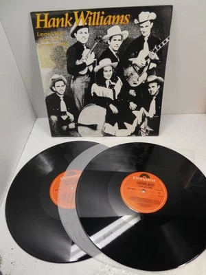 HANK WILLIAMS LOVE SICK BLUES 1985 POLYGRAM GATEFOLD COVER  LP VINYL RECORD - Image 1 of 4