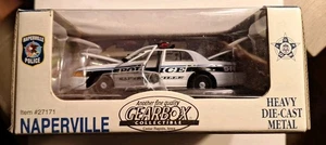 Limited Ed. GEARBOX: 1:43 2002 FORD Police Interceptor 'Naperville PD' #27171 - Picture 1 of 8