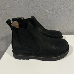 STIVALI DONNA BIRKENSTOCK STALON II CHELSEA NERI OLIATI NUOVI SENZA ETICHETTE TAGLIA 6US/37EU - Foto 1 di 5