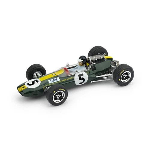 LOTUS 33 J.CLARK 1965 N.5 WINNER INGHILTERRA GP + PILOTA 1:43 Brumm Formula 1 Mo - Immagine 1 di 1