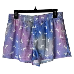 Pantalones Cortos Rosa Victoria's Secret Mujer Pequeño Púrpura Logo Dormir Boxers Pijama Nuevo con Etiquetas - Imagen 1 de 10