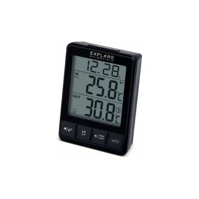 Oregon Scientific Barometerstation Elektronisches Raumthermometer Schwarz - Bild 1 von 3