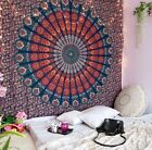 Indisch Hippie Mandala Bohemian Psychedelisch Handmade Pur Baumwolle Wandteppich