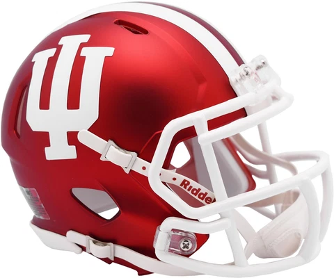 Indiana Hoosiers Riddell Satin Speed Mini Helmet Cover