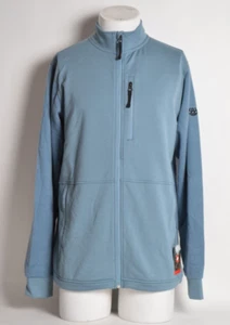 2023 Nuevo con etiquetas Sudadera con Capucha para Hombre 686 Lana con Cremallera $130 L Azul Lana Merino Poliéster - Imagen 1 de 4