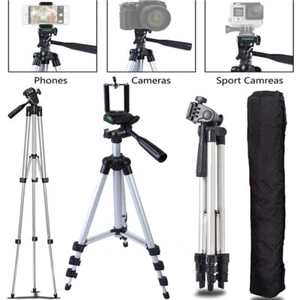 Professional Camera Phone Holder Tripod Stand for Smartphone iPhone Samsung+ Bag - Picture 1 of 12