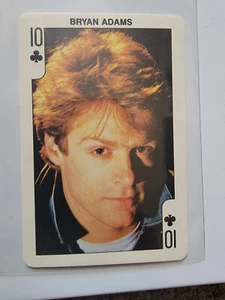 BRIAN ADAMS (10 of Clubs) 1986 Dandy Rock n Bubble Odd  - Picture 1 of 1