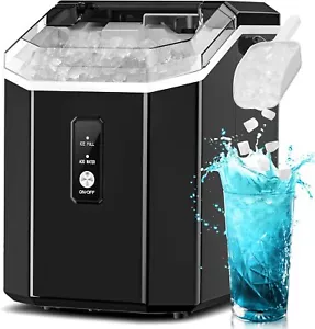 Portable Pebble Ice Maker Machine with Handle, Nugget Ice Maker ,34lbs/24H - Picture 1 of 7