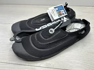 Sandalias Cuda's para hombre talla 12 Flatwater negras FWTM02 zapatos de agua NUEVAS - Imagen 1 de 6