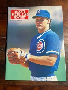 BECKETT BASEBALL CARD MONTHLY MAGAZINE August 1990 #65 RYNE SANDBERG! - Picture 1 of 2