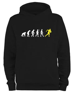 Styletex23 Sudadera con Capucha Hombre Rugby Fun Evolution Of Man - Imagen 1 de 4