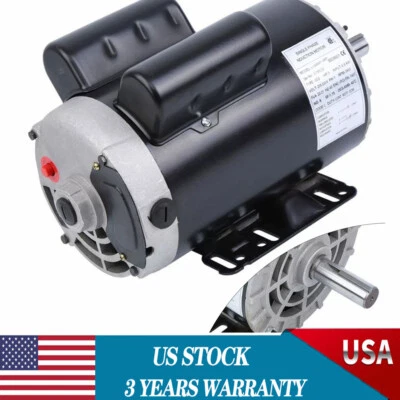 5 HP 3450 RPM Air Compressor 60 Hz Electric Motor 208-230 V Century 7/8'' Shaft - Image 1 of 4