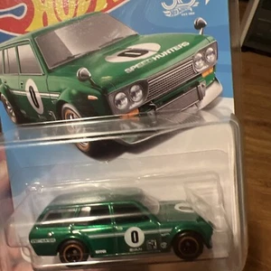 Hot Wheels 2018 Legends Tour - '71 Datsun Bluebird 510 Wagon with Protecto JDM - Picture 1 of 8