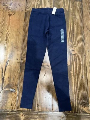 NWT GAP Kids Girls XL Heavy Cotton Leggings - Navy Blue - Image 1 of 4