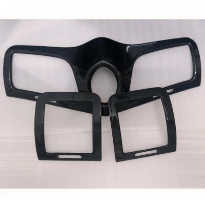 Dry Carbon Fiber Dashboard Vent Panel Trim Kit for Maserati GranTurismo 08-17 - Image 1 of 4