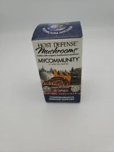 Host Defense Mycommunity 17 Species Mushroom Blend 30 Capsules EXP 02/ 09/2026 - Picture 1 of 5