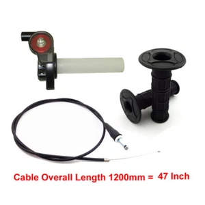 Twist Throttle Grips Cable For CRF KLX TTR 110 125 150 200 250 cc Dirt Pit Bike - Imagen 1 de 6