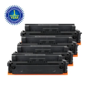 4PK 414A Black Toner W2020A (No Chip) For HP LaserJet M454dn M454dw M479fdw - Picture 1 of 7