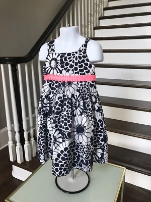 Carter's Niña Floral Solero Azul Marino Blanco Rosa 4T EXCELENTE ESTADO Foto 1 de 4