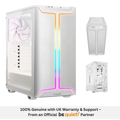 be quiet! Pure Base 501 DX White PC-Gehäuse | RGB Airflow | Silent | UK Partner - Bild 1 von 4