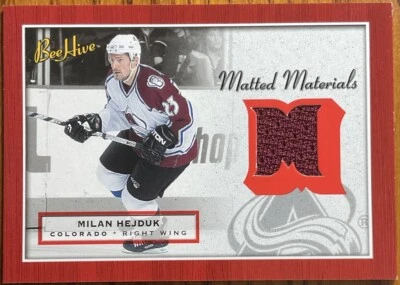 2005-06 Beehive Matted Materials Milan Hejduk #MM-HJ Colorado Avalanche - Image 1 of 2