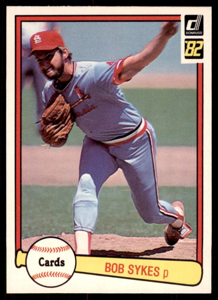 1982 DONRUSS BOB SYKES . ST. LOUIS CARDINALS #640 - Image 1 of 2