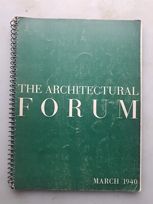 The Architectural Forum Magazine March 1940 Issue Berkshire Music Shed - Image 1 of 3