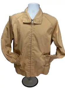 Giacca a vento vintage Sears the Mens Store nylon zip grande alta boxy fit - Foto 1 di 11