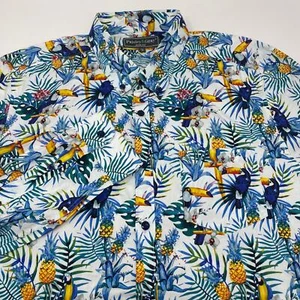 Paisley & Gray Boys XL Slim Fit Tropical Pattern Long Sleeve Button Down Shirt - Picture 1 of 5