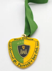 2015 Irish Channel St. Patrick's Day Club New Orleans Medallion - Picture 1 of 4