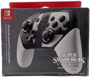 New in Box Nintendo Switch Pro Controller Super Smash Bros. Ultimate Edition - Picture 1 of 5