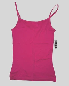 Camiseta sin mangas S Pacsun Lilu básica cami correas de espagueti ajustables rosa intenso nueva - Imagen 1 de 2