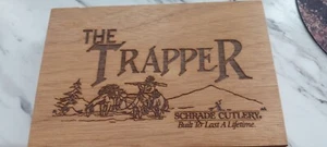 Vintage Schrade Scrimshaw 296SC “The Trapper” Limited Edition #1760 - Picture 1 of 9