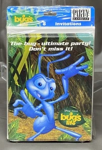 Vintage Disney Pixar A Bugs Life Party Express Hallmark Einladungen 8 Stück - Bild 1 von 3