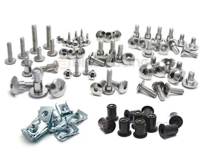 Triumph Tiger 1050 2011 stainless steel screen motorcycle fairing bolts kit - Picture 1 of 24