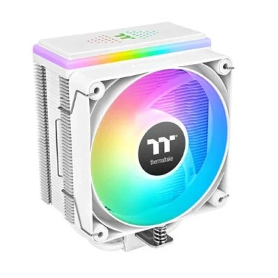 Thermaltake CL-P138-CA12SW-A ASTRIA 400 ARGB Lighting CPU Cooler - White - Image 1 of 3