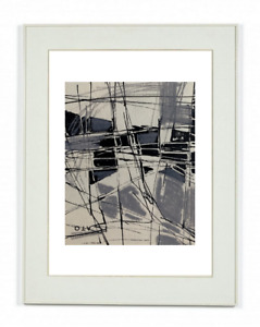 Japanese Painter Hajime Kato (1925-2000) Abstract Composition 1960/70 (272)