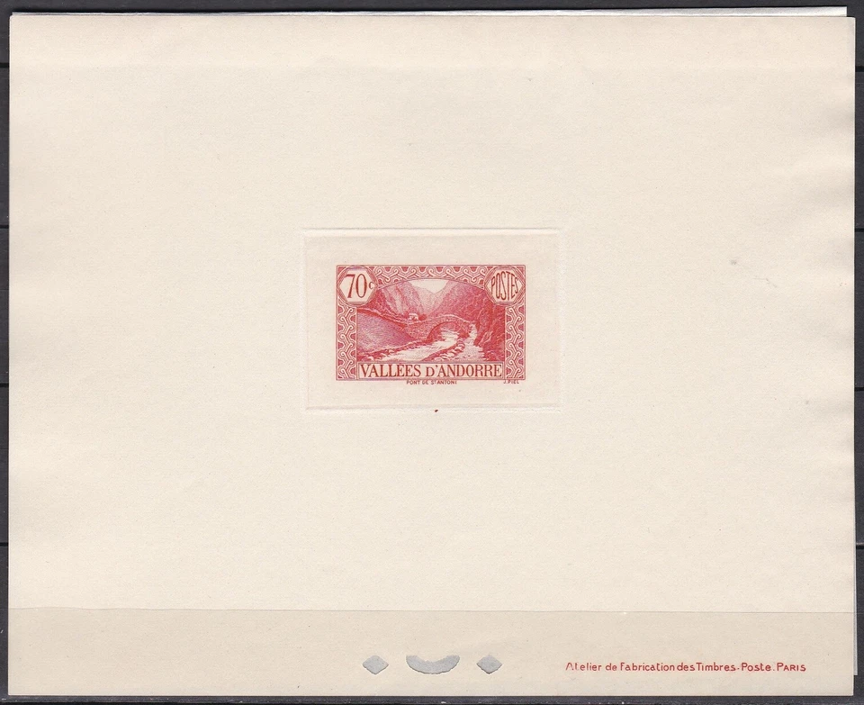 Fr. Andorra Sc43 Bridge of St. Anthony, Deluxe Proof - Image 1 of 1