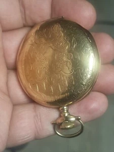 E Howard &Co gold plated pocketwatch 17 jewells circa 1930 to 40s Service And Wo - Picture 1 of 13