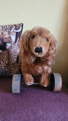 Steiff DACKEL Waldi auf Rädern - Bild 1 von 4