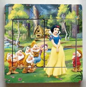 UK Light Switch Disney  Snow White & Seven 7 Dwarfs Vinyl Sticker Decal  - Picture 1 of 2