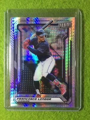 FRANCISCO LINDOR PRIZM CARD JERSEY #12 INDIANS SP /99 SP 2019 The National VIP - Image 1 of 4