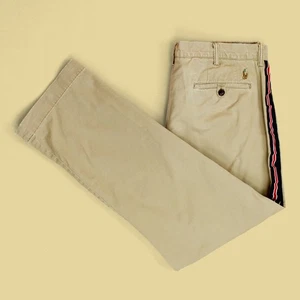 Polo Ralph Lauren Khaki Ripsband Streifen Stretch Straight Fit Chino Hose 36 - Bild 1 von 11