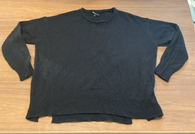 James Perse Cashmere Sweater Women's Size 1 Black Loose Fit - Image 1 of 4