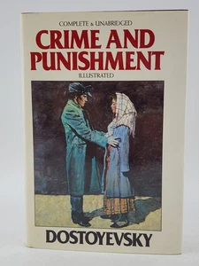 Crime and Punishment Dostoevsky 1982 HCDJ 1st Ed Greenwich House Classic Library - Picture 1 of 11